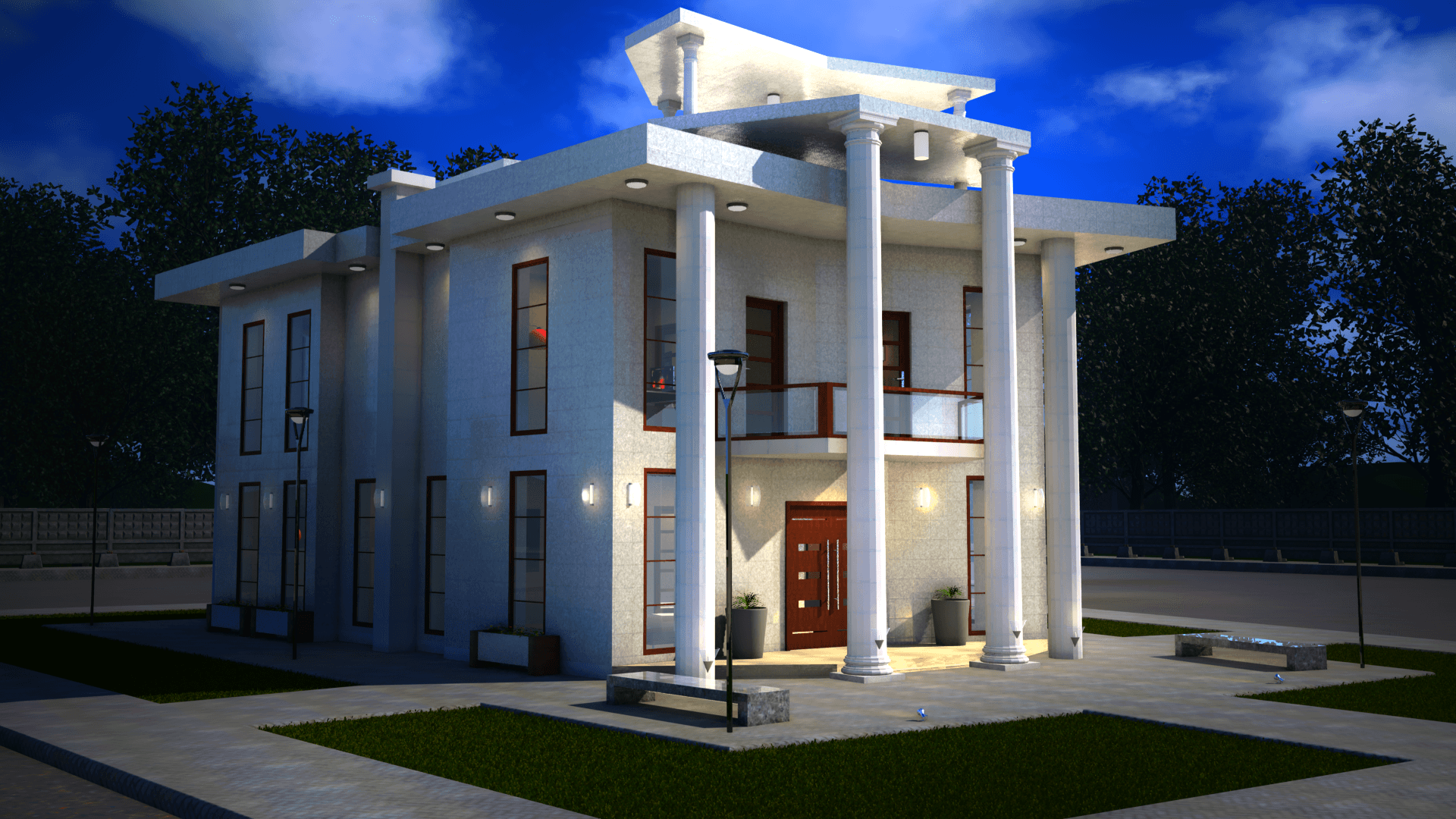 Neoclassical Office Building