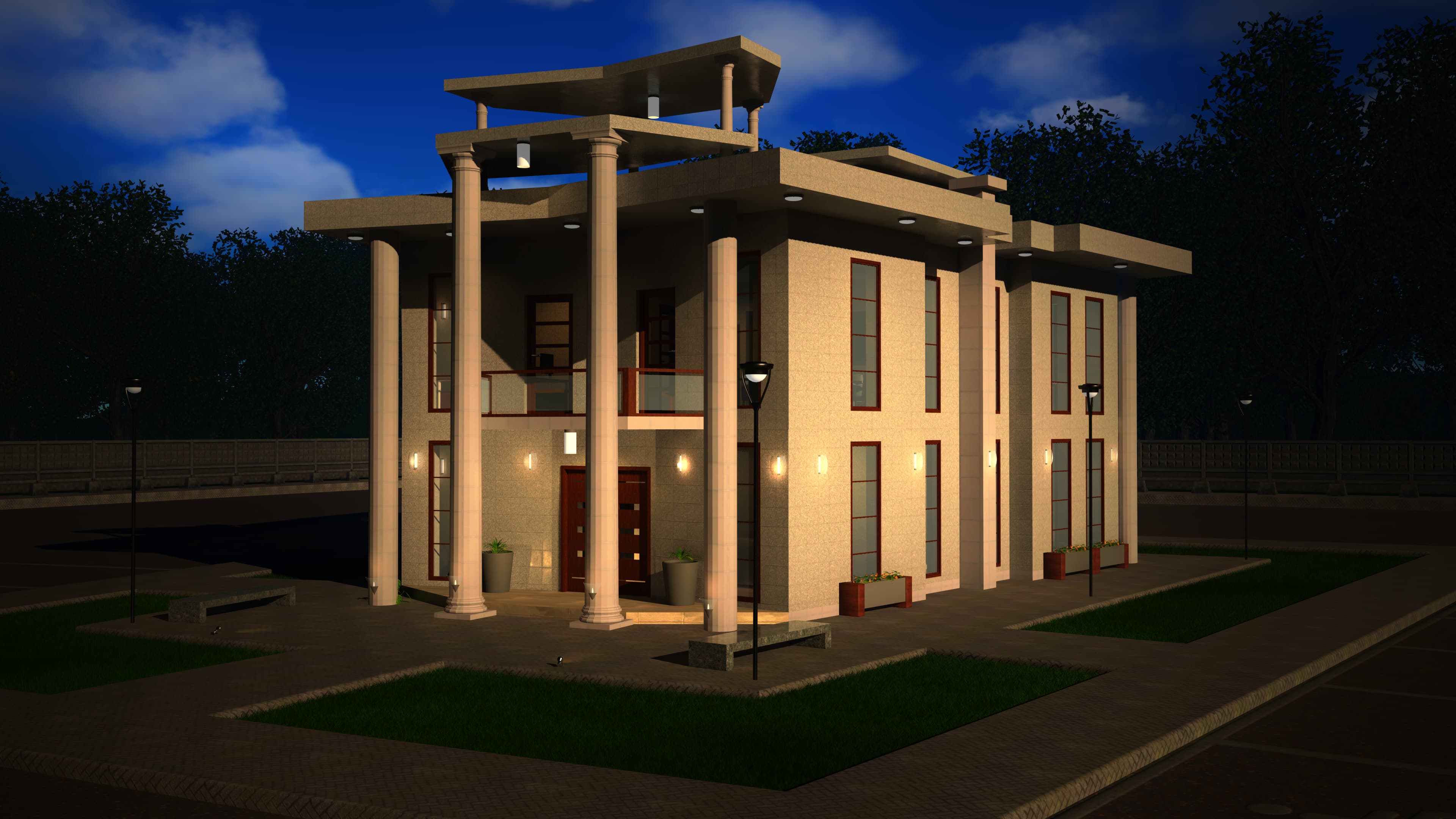 Neoclassical Office Building